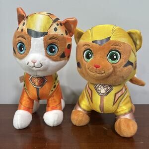 Nickelodeon Paw Patrol Cat Pack Plush - Wild Leo 8” Stuffed Animal Lot Of 2